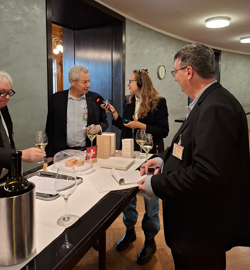 Verkostung von Foie Gras ohne Zwangsfütterung im Parlament